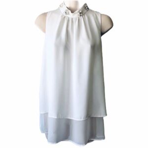 Zara sleeveless fashion top size S new